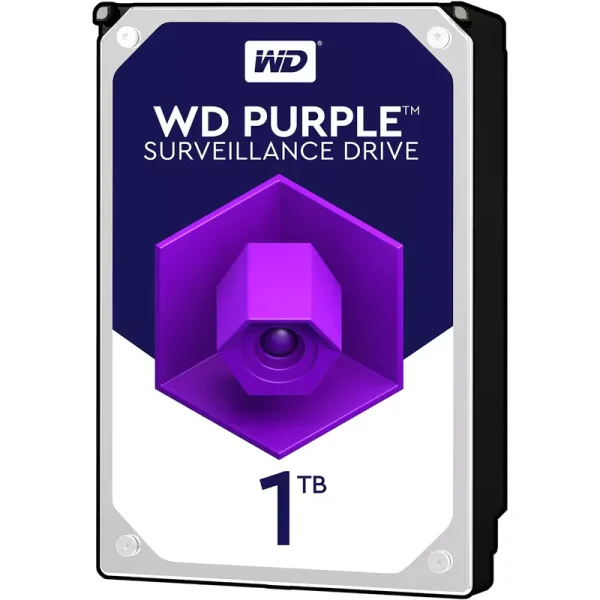 هارد 1 ترابایت بنفش اینترنال وسترن اصل دیجیتال شرکتی 3.5 اینچ مدل  Western Digital Internal Hard Drive 1 TB  Purple