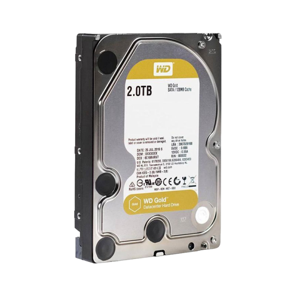 هارد 2 ترابایت گلد اینترنال وسترن دیجیتال  3.5 اینچ مدل Western Digital Internal Hard Drive 2 TB Gold