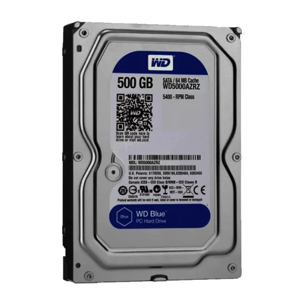 هارد 500 گیگ آبی اینترنال وسترن دیجیتال 3.5 اینچ مدل Western Digital Internal Hard Drive 500 Gig Blue