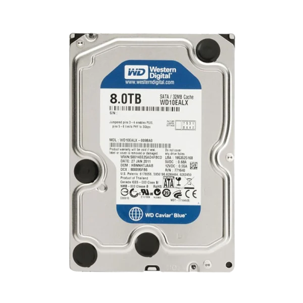 هارد  8 ترابایت آبی اینترنال وسترن اصل دیجیتال شرکتی  3.5 اینچ مدل  Western Digital Internal Hard Drive 8TB Blue