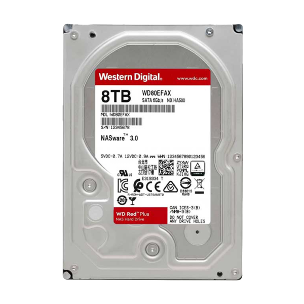 هارد  8 ترابایت رد اینترنال وسترن دیجیتال  3.5 اینچ مدل  Western Digital Internal Hard Drive 8 TB Red