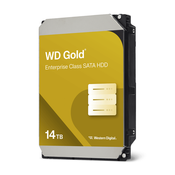 هارددیسک اینترنال وسترن دیجیتال طلایی ظرفیت 10 ترابایت WD Gold 10TB